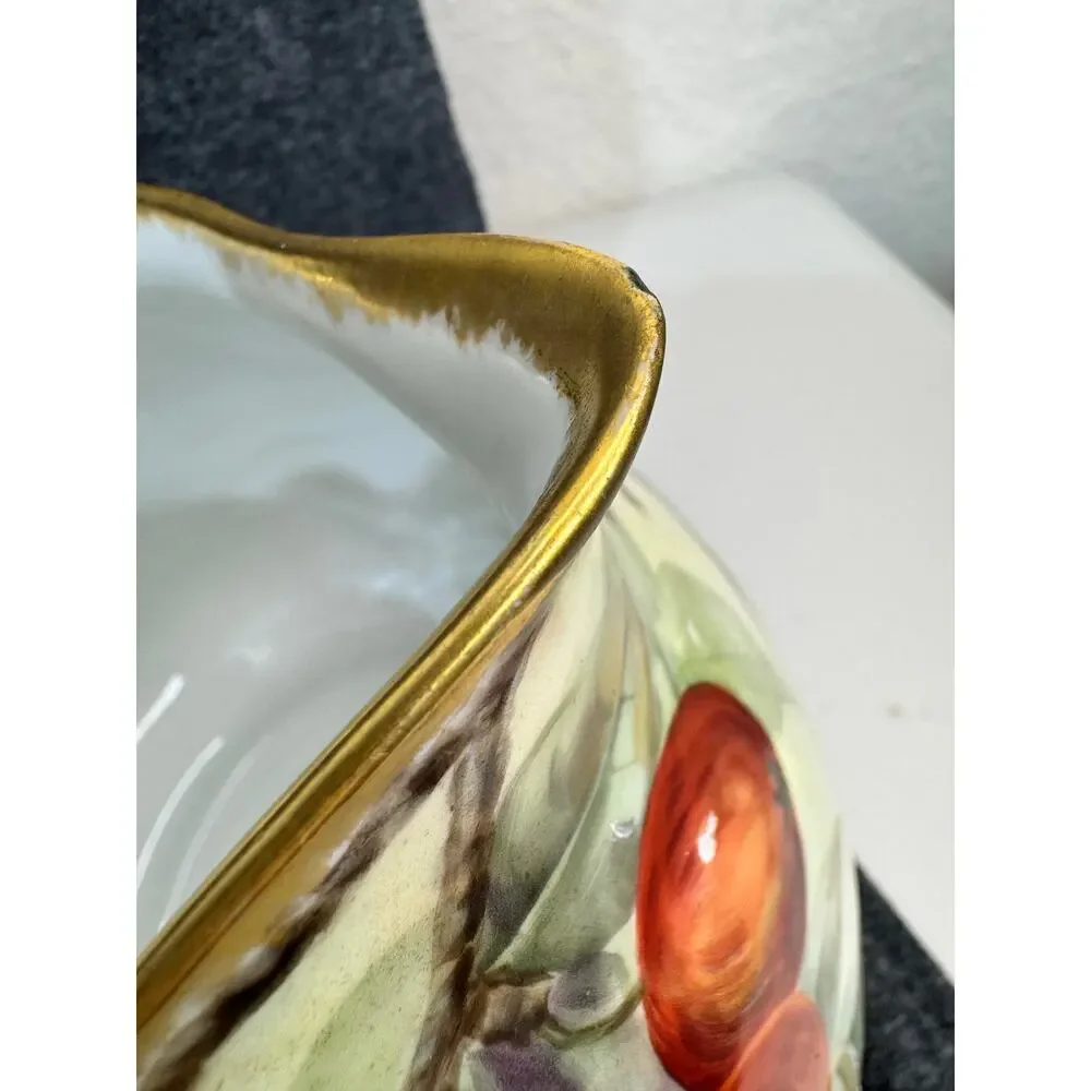 Antique Tressemanes & Vogt (T&V) Limoges France Porcelain Cider Pitcher A.A.R